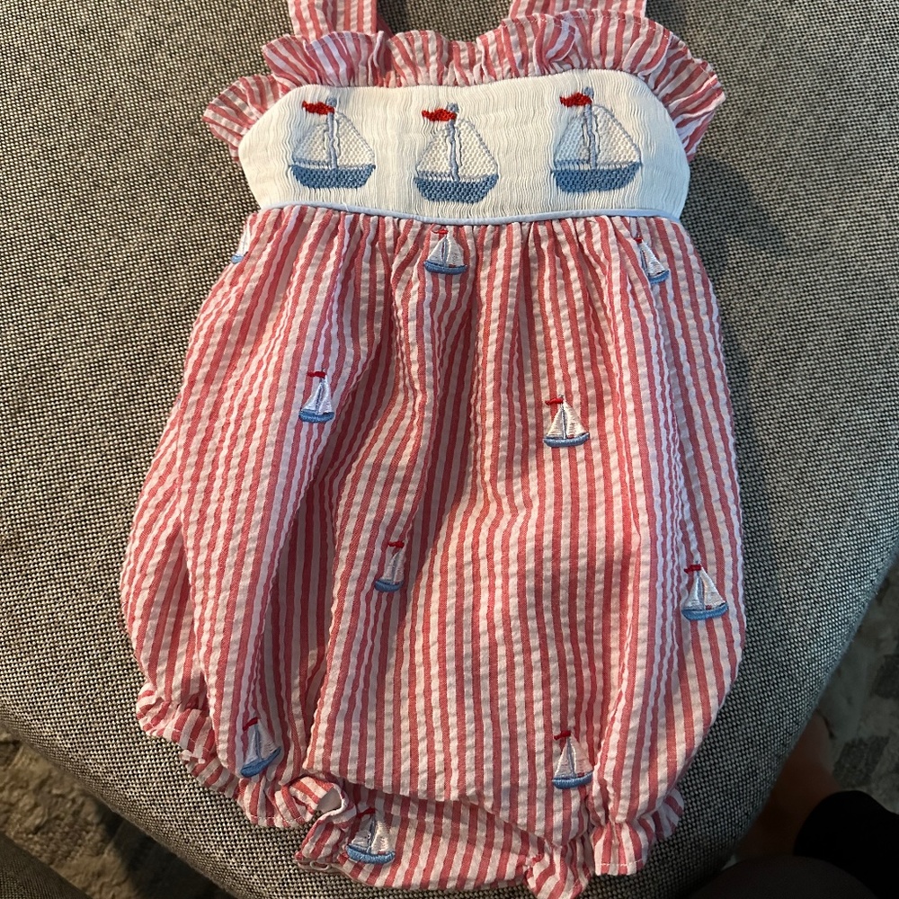 Smocked Bubble Romper